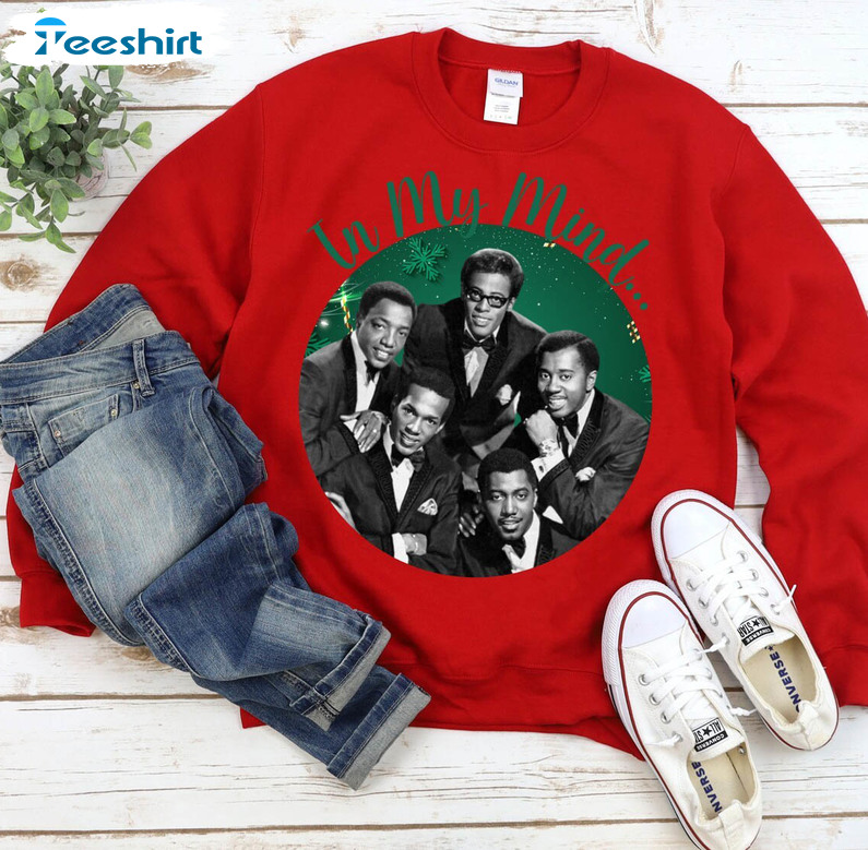 Silent Night In My Mind Shirt, Christmas Funny Unisex Hoodie Long Sleeve