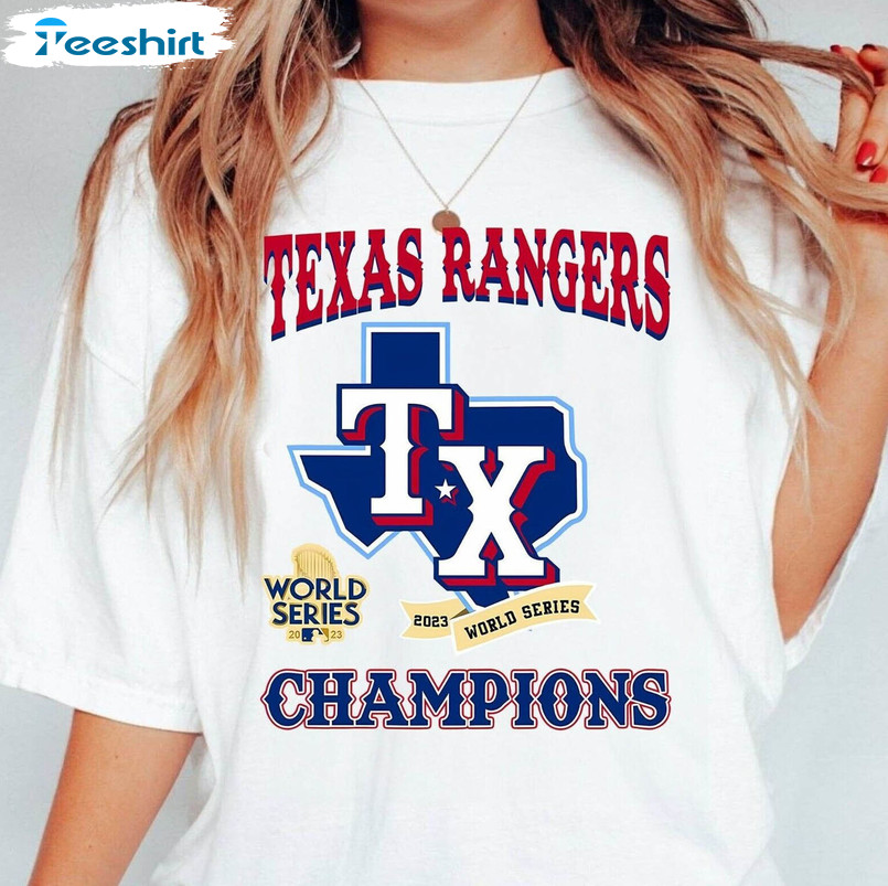 2023 Texas Rangers World Series Shirt, Rangers Alcs 2023 Long Sleeve Crewneck Sweatshirt