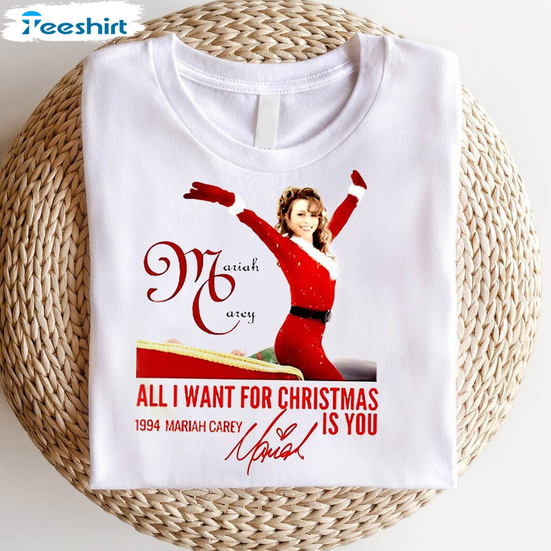 Mariah Carey Christmas Shirt, Merry Christmas One And All Tour Tee Tops Unisex T Shirt