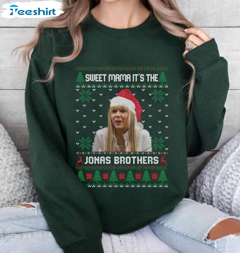 Sweet Mama It S The Jonas Brothers Shirt, Jonas Brothers Christmas Tee Tops Unisex T Shirt