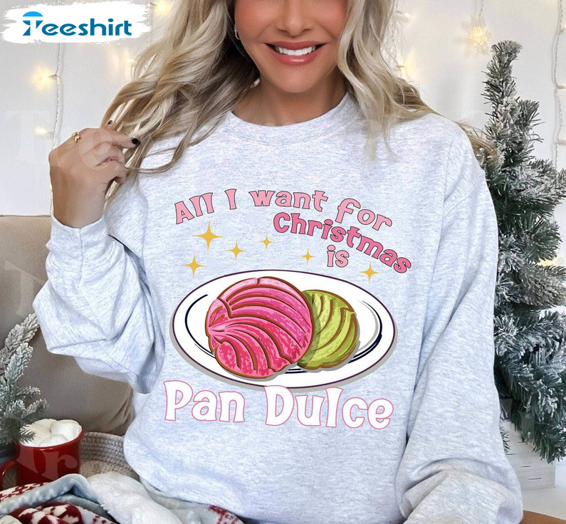 Christmas Pan Dulce Shirt, Feliz Navidad Pan Dulce Mexican Sweater Unisex Hoodie