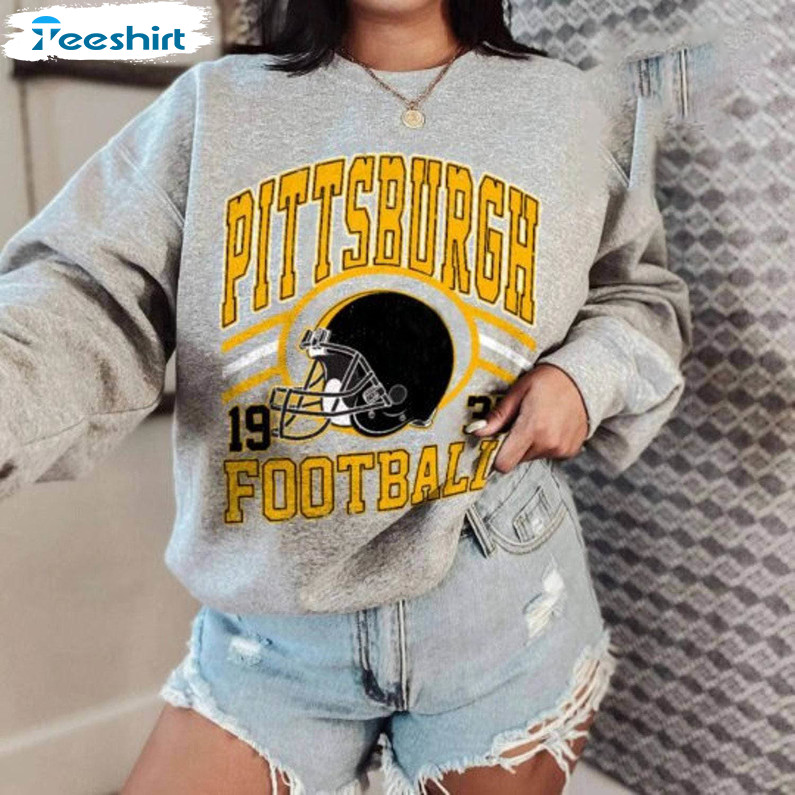 Pittsburgh Steelers Shirt, Vintage Football Unisex Hoodie Sweater