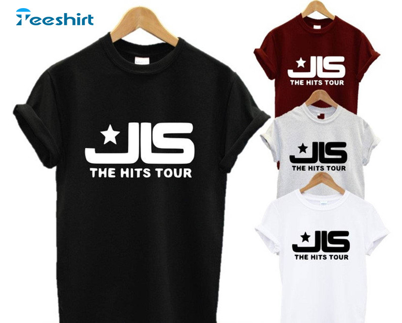 Jls The Hits Tour Shirt, 2023 Uk Music Concert Band Tee Tops Short Sleeve