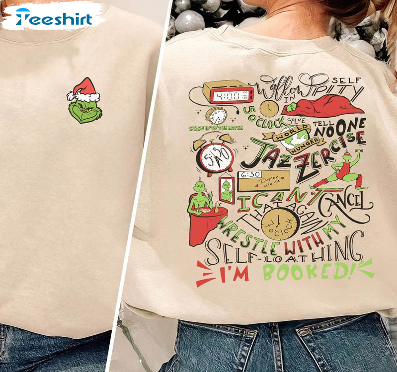 I'm Booked Grinch Shirt, Vintage Hoodie Tank Top