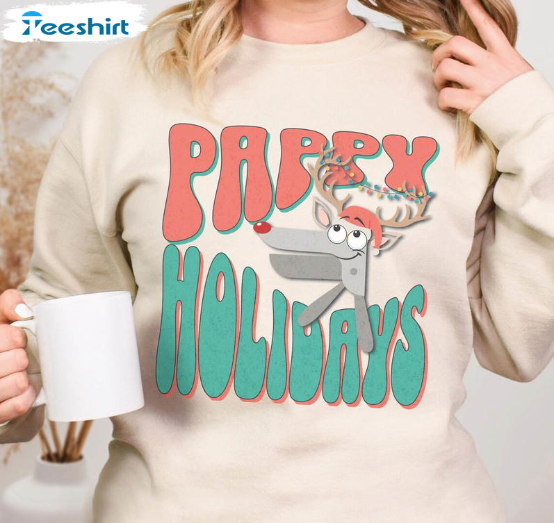 Speculum Reindeer Shirt, Pappy Holidays Long Sleeve Sweater