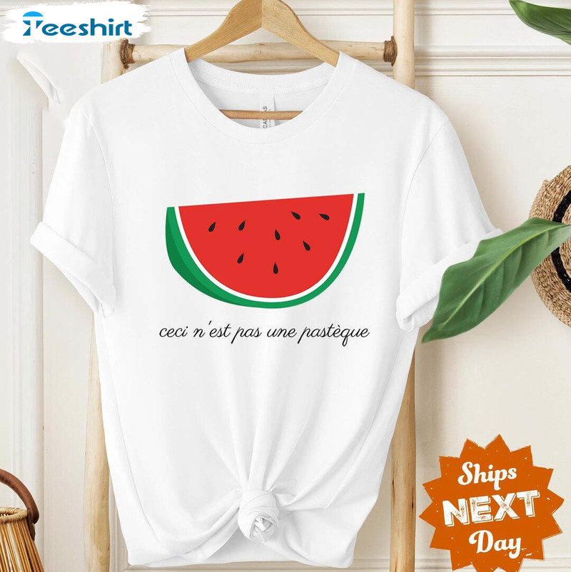 This Is Not A Watermelon Shirt, Ceci N Est Pas Une Pasteque Hoodie T-shirt