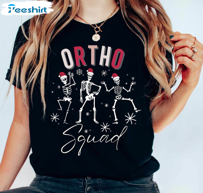 Ortho Squad Christmas Shirt, Orthopedic Group Sweater Hoodie