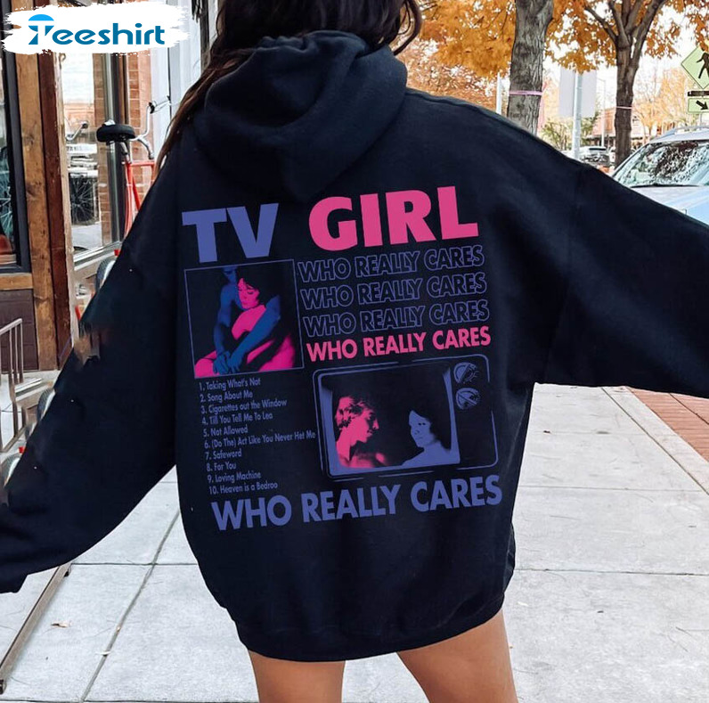 Tv Girl French Exit Shirt, Who Really Cares Aestheticadelica Long Sleeve Tee Tops