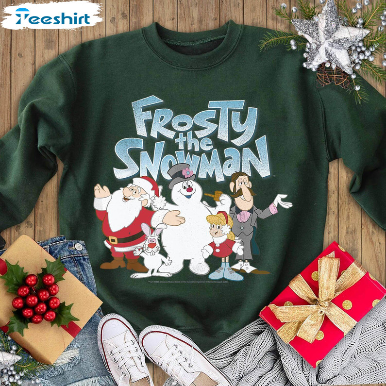 Feeling A Little Frosty Shirt, Frosty The Snowman Christmas Long Sleeve Tank Top