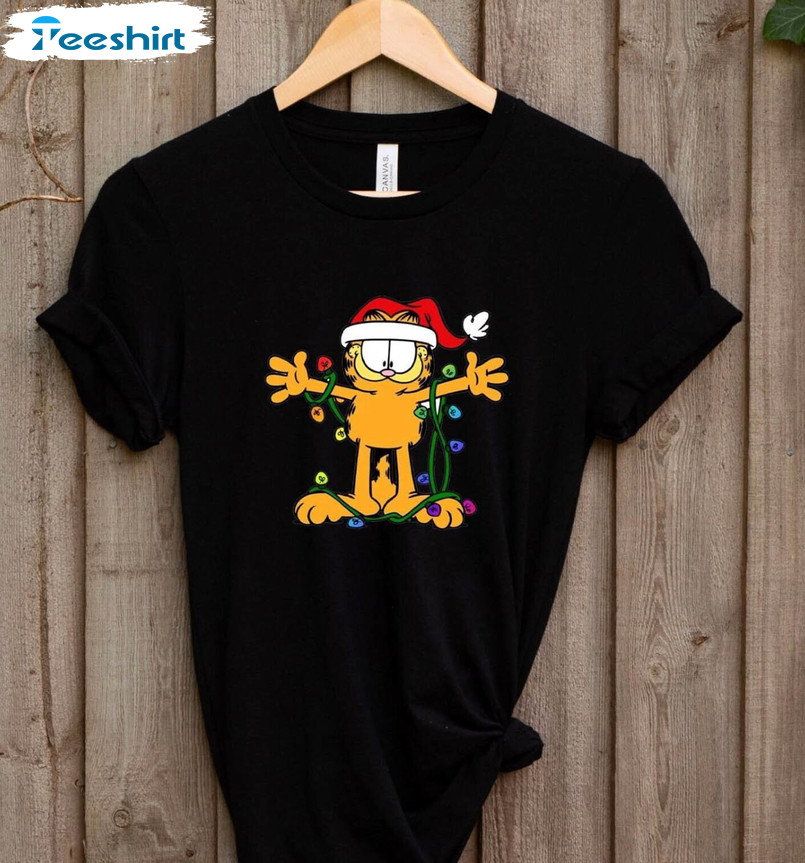 Garfield Christmas Shirt, Garfield Merry Christmas For Girls Tee Tops Sweater