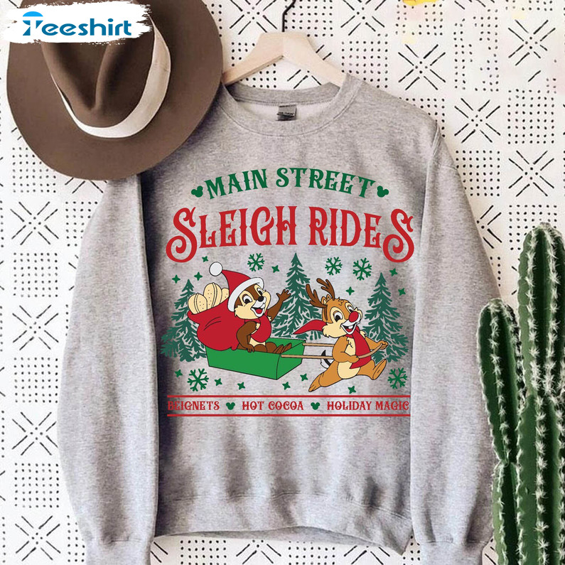 Chip And Dale Christmas Shirt, Christmas Long Sleeve Unisex Hoodie