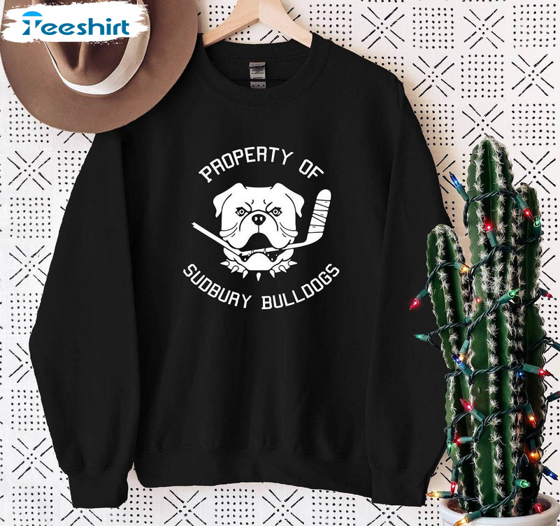 Property Of Sudbury Bulldogs Shirt, Blueberry Bulldogs Hoodie Crewneck Sweatshirt