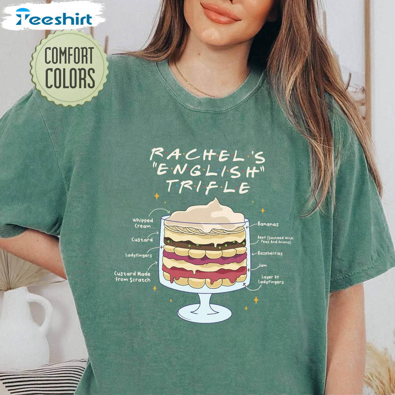 Friends English Trifle Shirt, Friends Thanksgiving Sweater Long Sleeve