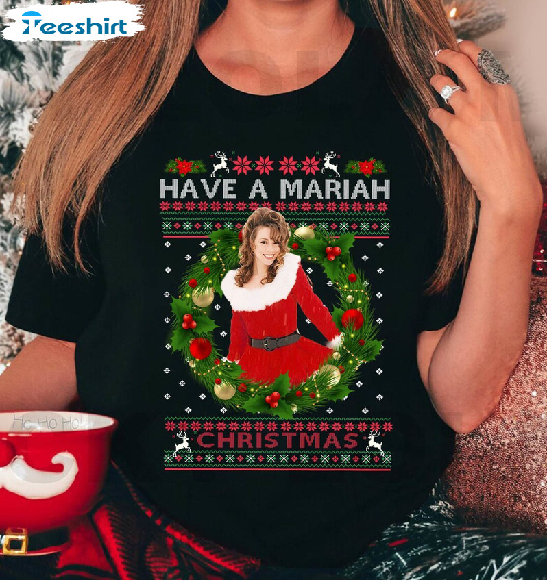 Mariah Carey Christmas Shirt, All I Want For Christmas Is Long Sleeve Tee Tops