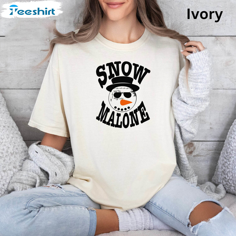 Comfort Snow Malone Fall Season Shirt, Funny Winter Long Sleeve Short Sleeve