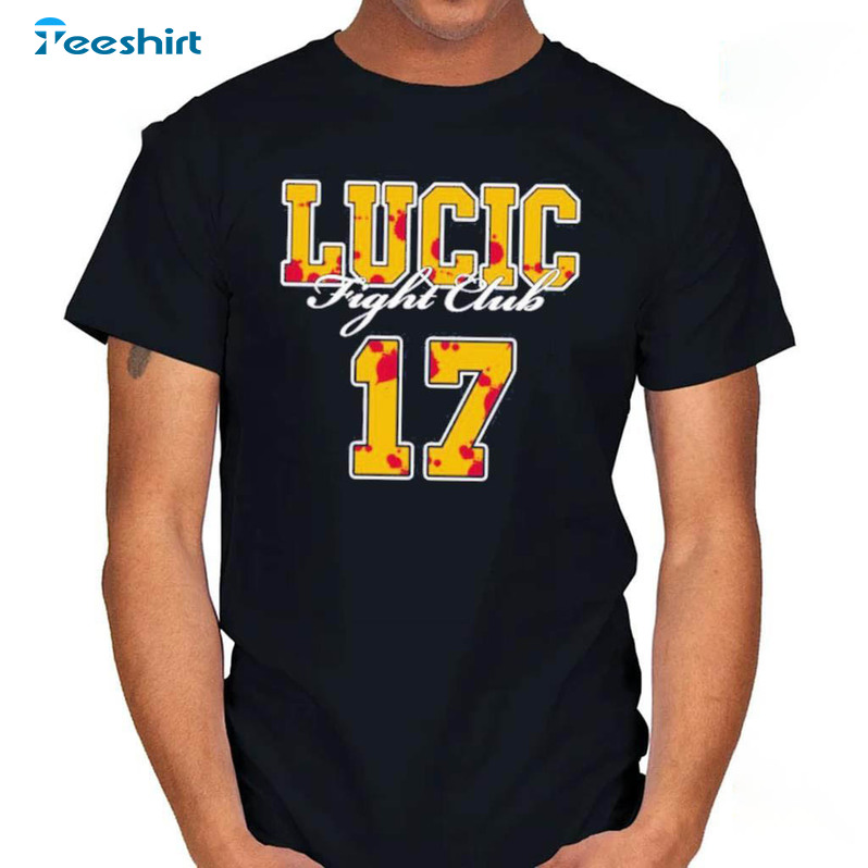 Milan Lucic Fight Club Shirt, Hockey Playoffs Crewneck Sweatshirt Long Sleeve