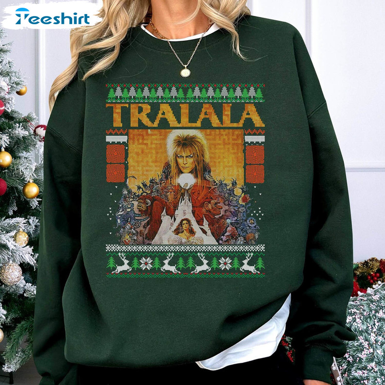 The Labyrinth Christmas Shirt, Jareth The Goblin King Long Sleeve Short Sleeve