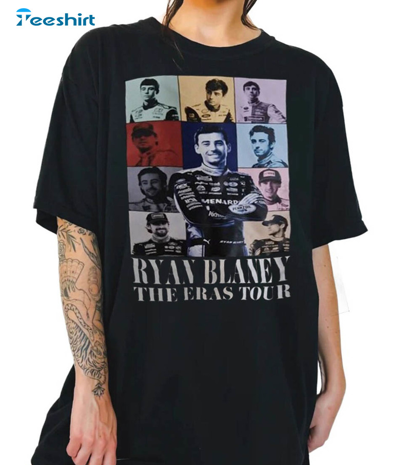 Ryan Blaney The Eras Tour Shirt, Ryan Blaney Championship Tee Tops Short Sleeve