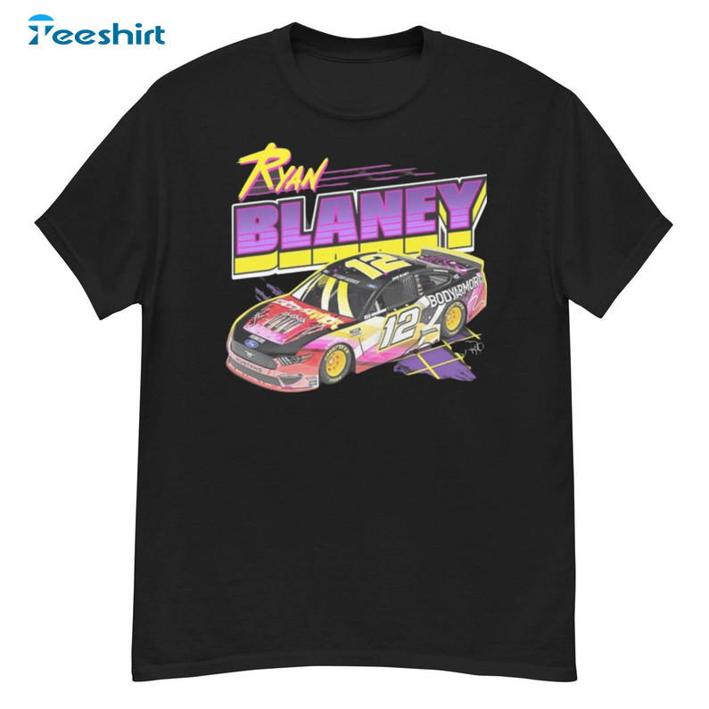 Ryan Blaney Graphic Shirt, Trendy Ryan Blaney Championship Long Sleeve Short Sleeve