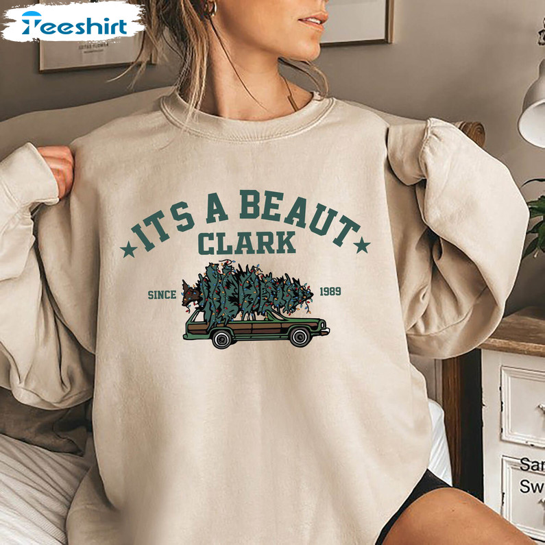 It's A Beaut Clark Shirt, Festive Holiday Short Sleeve Long Sleeve