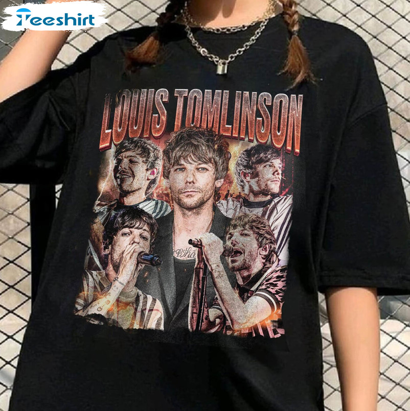 Retro Lou Is Tom Linson Shirt, Faith In The Future 2023 Tour Long Sleeve Short Sleeve