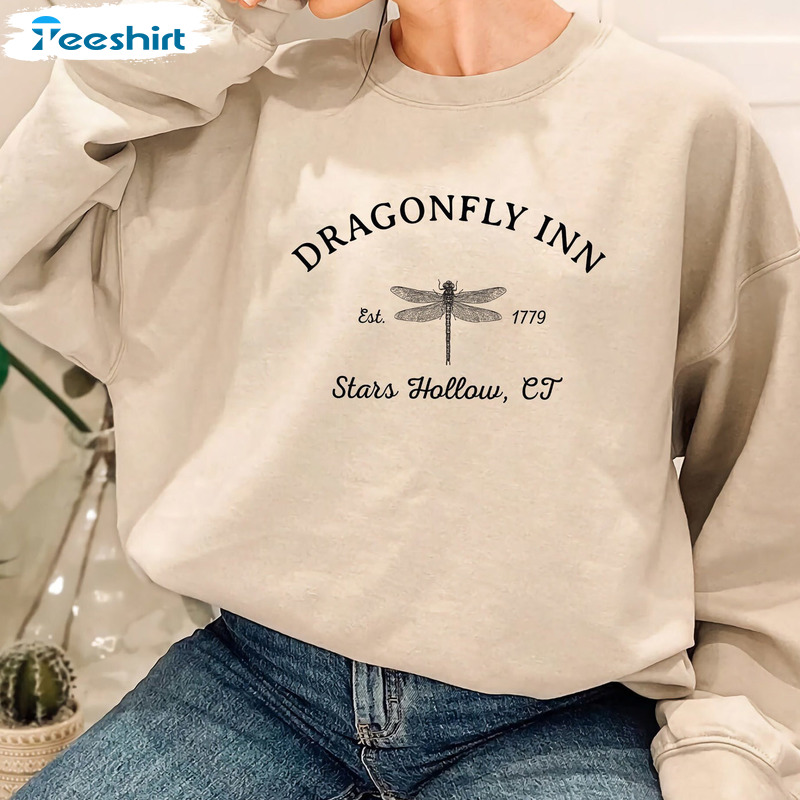 Stars Hollow Sweatshirt - Dragonfly Gilmoregirls Crewneck Vintage Hoodie