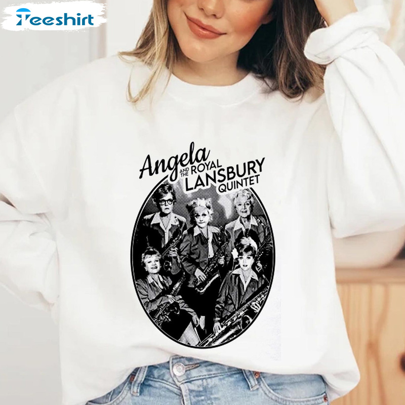 Lansbury Band Shirt - Rip Angela Lansbury Vintage Sweatshirt Crewneck