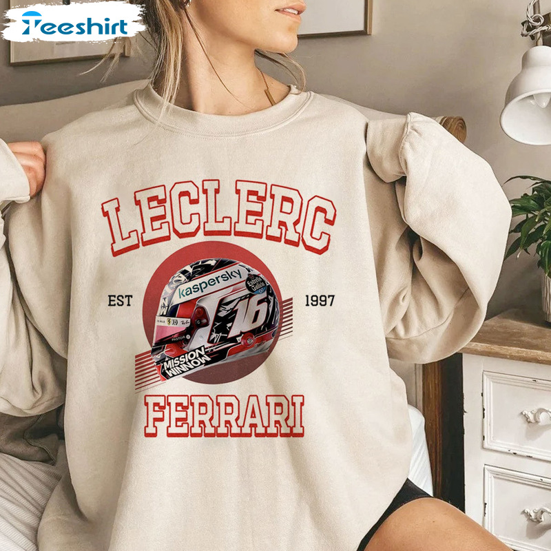 Charles Leclerc Sweatshirt - Formula One Unisex T-shirt Trending Tee Tops