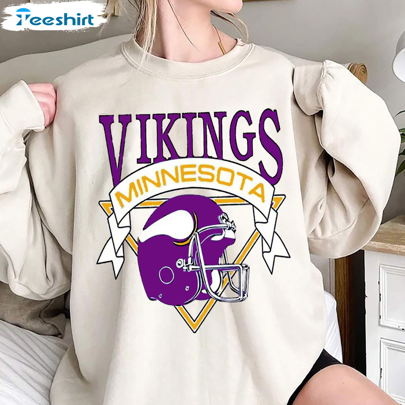 retro vikings sweatshirt