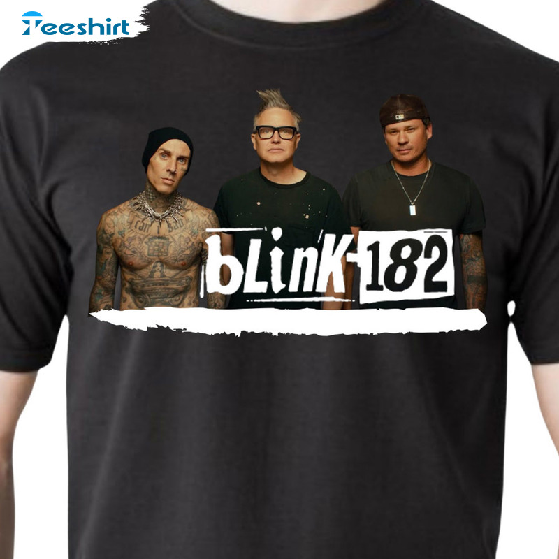 Blink 182 Return Shirt - Blink Is Back Vintage Style Sweater Short Sleeve