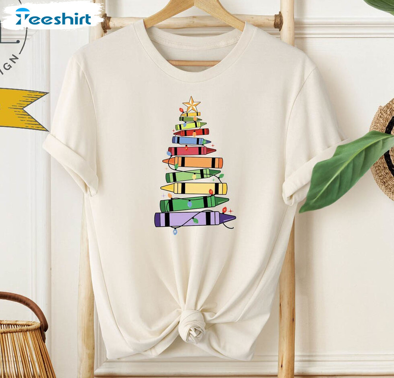 Christmas Teacher Shirt, Kindergarten Teacher Crewneck Sweatshirt Unisex T Shirt