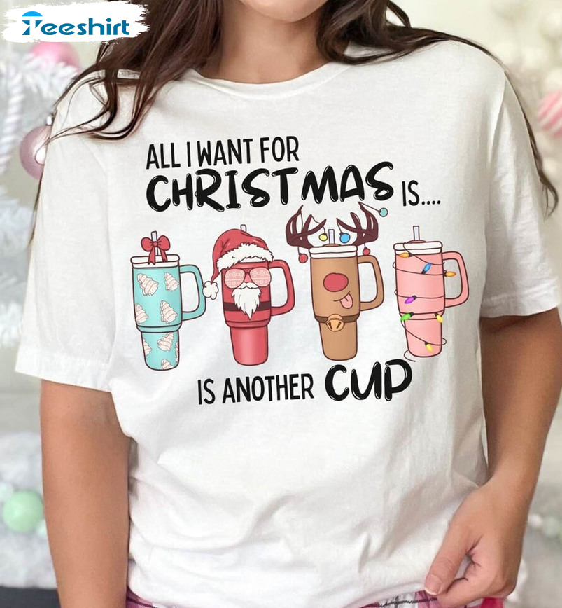 Obsessive Cup Disorder Christmas Shirt, Christmas Cups Long Sleeve Unisex Hoodie