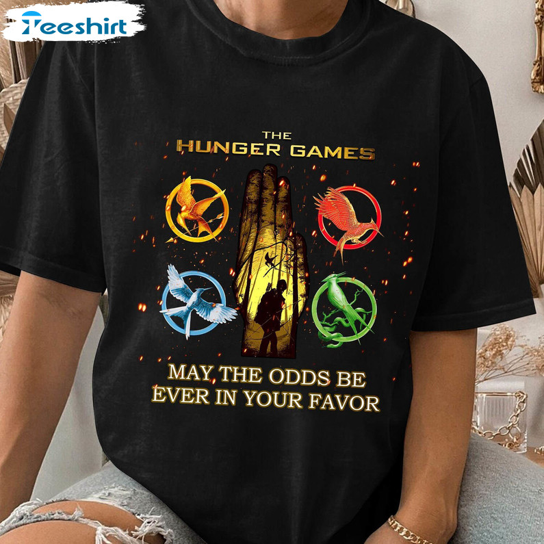 The Hunger Games Shirt, Trendy Game Crewneck Sweatshirt Tee Tops