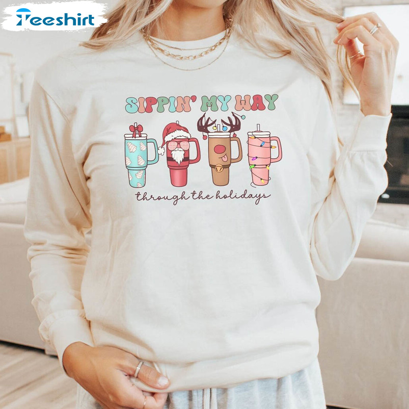 Obsessive Cup Disorder Christmas Shirt, Comfort Obsessive Cup Long Sleeve Hoodie