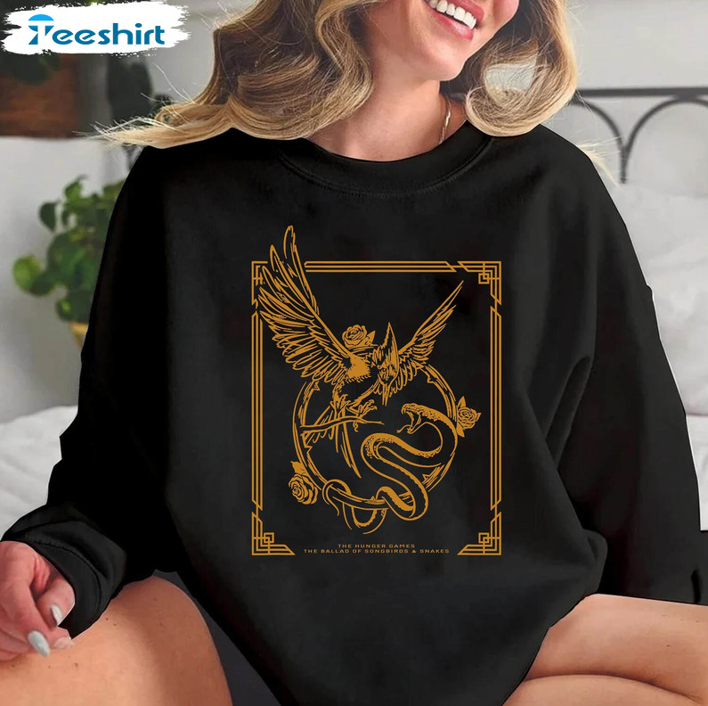 The Hunger Games Shirt, The Ballad Of Songbirds And Snakes Long Sleeve Unisex Hoodie