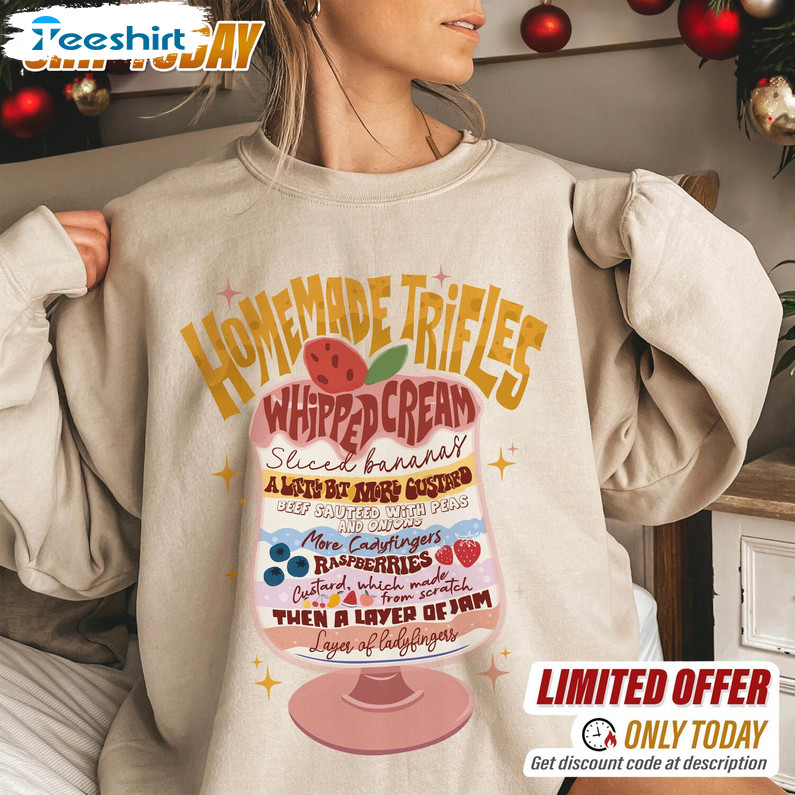 Friends English Trifle Shirt, Friendsgiving Vintage Unisex T Shirt Sweater