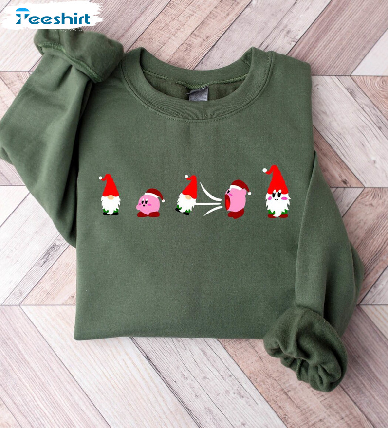 Kirby Christmas Sweatshirt , Christmas Season Sweater Unisex Hoodie