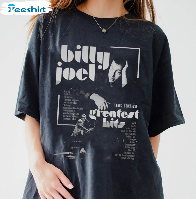 Billy Joel Stevie Nicks Shirt, Vintage Billy Joel Scenes From An Italian Restaurant Unisex Hoodie Long Sleeve
