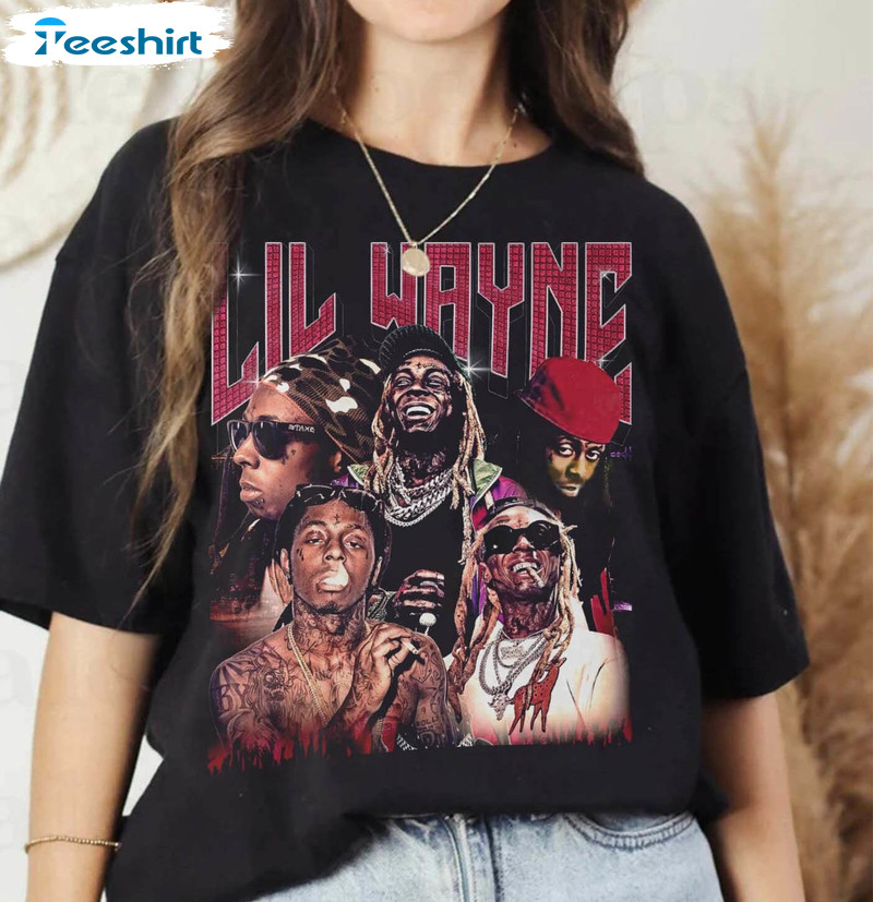 Lil Wayne Tour Shirt, Hip Hop Rnb Rap Short Sleeve Long Sleeve