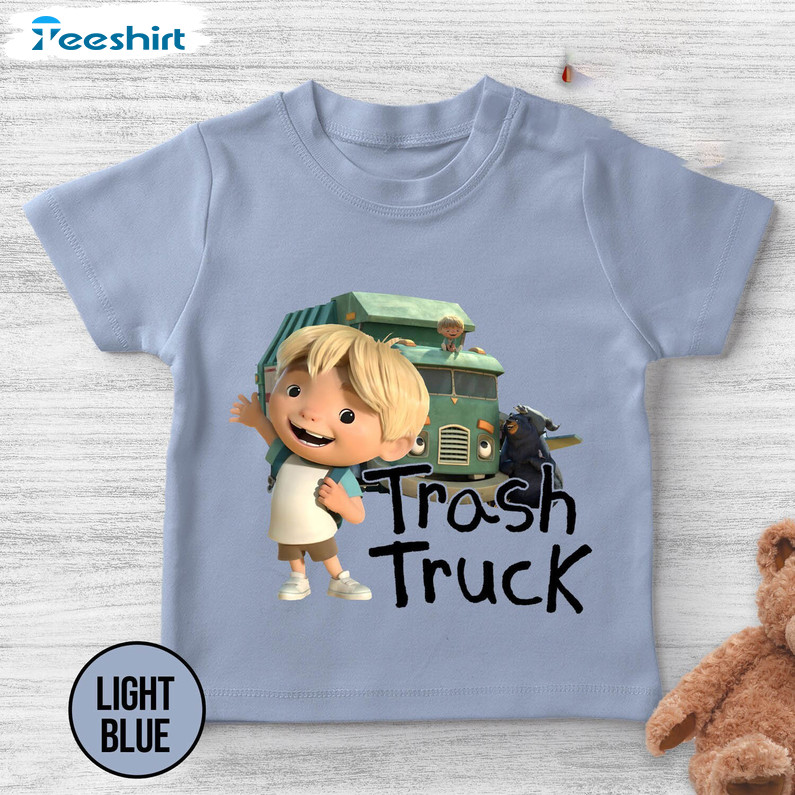 Trash Truck Matching Shirt, Trash Truck Family Short Sleeve Tee Tops