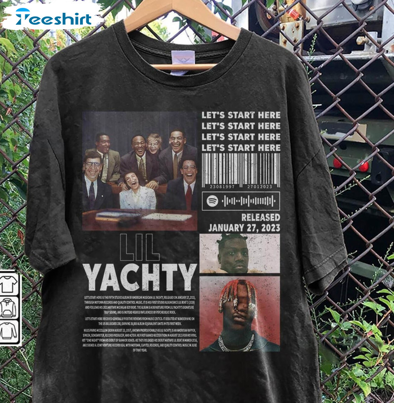 Lil Yachty Rap Music Shirt, Lil Yachty Tour Tee Tops Short Sleeve