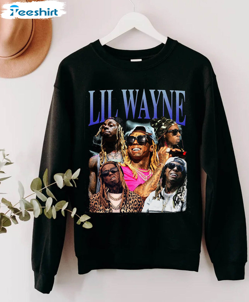 Lil Wayne Tour Shirt, Trendy Music Unisex Hoodie Long Sleeve