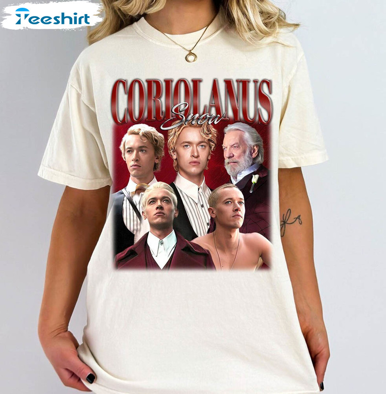 Coriolanus Snow Shirt, Vintage Coriolanus Snow Short Sleeve Tee Tops