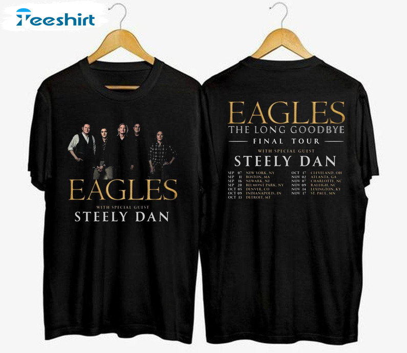 Eagles Tour 2023 Shirt, The Long Goodbye Short Sleeve Sweater