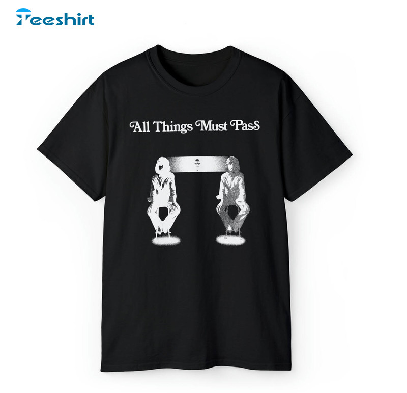 All Things Must Pass Shirt, George Harrison Short Sleeve Tee Tops