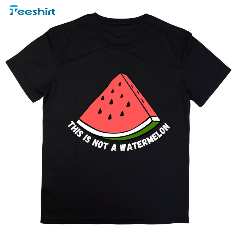 This Is Not A Watermelon Shirt, Watermelon Trendy Sweater Unisex Hoodie