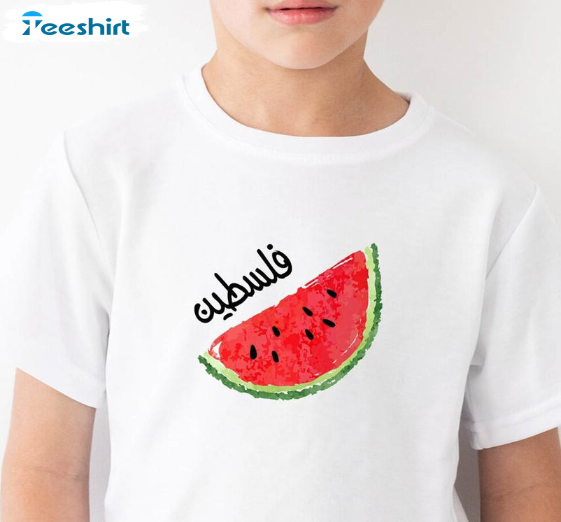 This Is Not A Watermelon Shirt, Watermelon Flag Crewneck Sweatshirt Tee Tops