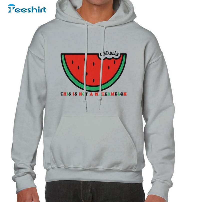This Is Not A Watermelon Shirt, Free Palestine Hoodie Tee Tops