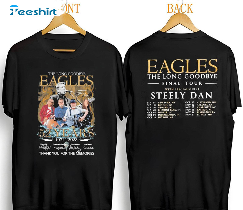 Eagles Band Tour 2023 Shirt, Eagles Finals Tee Tops Short Sleeve