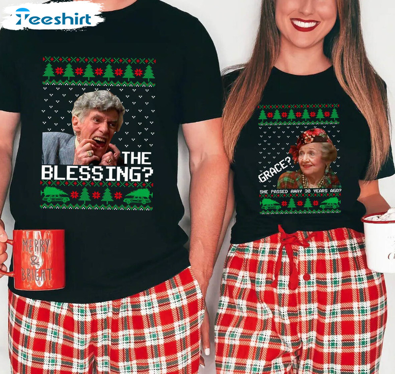 The Blessing Uncle Lewis Shirt, Christmas Movie Matching Family Unisex Hoodie Tee Tops